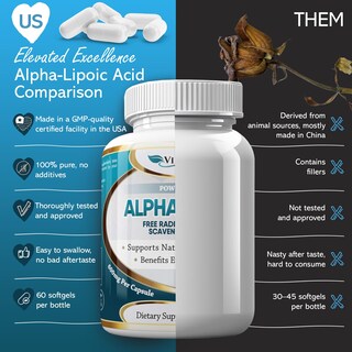 Foto 5 | Foto 5 | Suplemento De Ácido Alfa Lipoico De Vibraxlabs En Cápsulas De 600 Mg - Venta Internacional.
