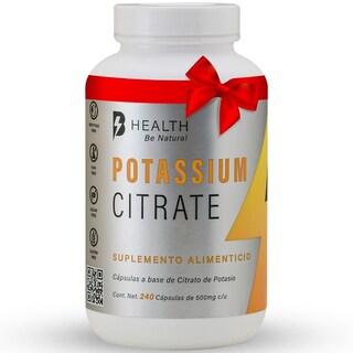 Foto 1 | Foto 1 | Suplemento Alimenticio Citrato de Potasio B Health B Natural 100% Natural sin Azúcar 240 Cápsulas Frasco Blanco