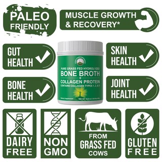 Foto 3 | Foto 3 | Suplemento De Caldo De Huesos Hidrolizado Peak Performance Con Colágeno - Venta Internacional.