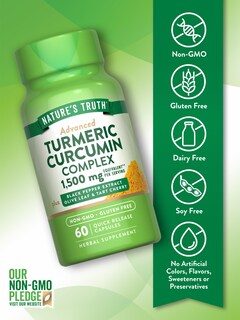 Foto 3 | Foto 3 | Suplemento Nature's Truth, Cúrcuma Y Curcumina, 1500 Mg, 60 Cápsulas - Venta Internacional.