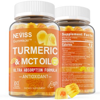 Foto 1 | Foto 1 | Gomitas De Cúrcuma Neviss 1000 Mg Con Aceite Mct C8 C10 Antioxidante - Venta Internacional.