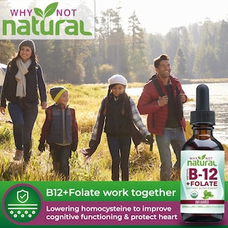 Foto 3 | Foto 3 | Vitamina B12 Líquida Más Folato Orgánico Sublingual Extra Fuerte - Venta Internacional.