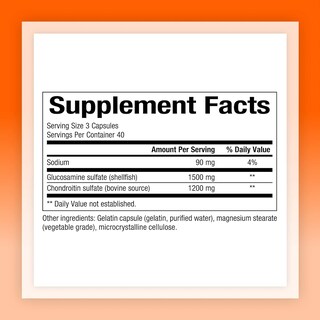Foto 2 | Foto 2 | Suplemento Natural Factors Con Glucosamina Y Condroitina 120 Cápsulas - Venta Internacional.