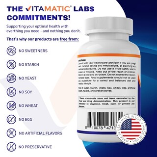 Foto 5 | Foto 5 | Suplemento Vitamático De Lactoferrina 250 Mg, 60 Cápsulas Vegetales - Venta Internacional.