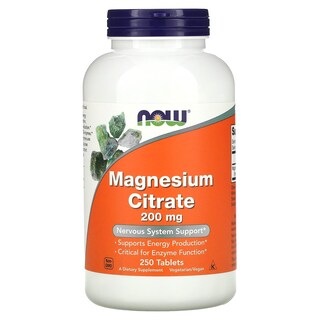 Foto 2 | Foto 2 | Suplemento Now Foods Citrato De Magnesio 200 Mg 250 Comprimidos X2 - Venta Internacional.