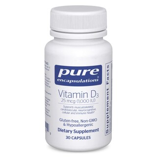 Foto 1 | Foto 1 | Suplemento De Vitamina D3 De Pure Encapsulations, 25 Mcg (1000 Ui) - Venta Internacional.
