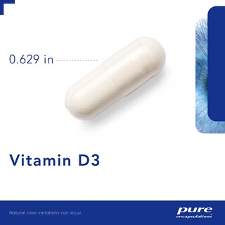 Foto 3 | Foto 3 | Suplemento De Vitamina D3 De Pure Encapsulations, 25 Mcg (1000 Ui) - Venta Internacional.