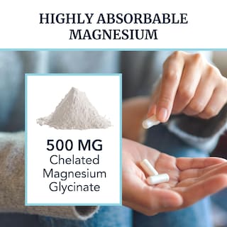 Foto 2 | Foto 2 | Suplemento Nobi Nutrition De Glicinato De Magnesio, 500 Mg, 120 Unidades - Venta Internacional.
