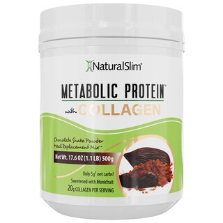 Foto 1 | Foto 1 | Proteína En Polvo Naturalslim Metabolic Con Colágeno Y Chocolate, 500 G - Venta Internacional.
