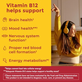 Foto 2 | Foto 2 | Suplemento: Gomitas De Vitamina B12 De Nature Made Energy, 1000 Mcg - Venta Internacional.