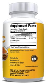 Foto 2 | Foto 2 | Suplemento Nusapure, Cúrcuma Y Curcumina, 600 Mg, 60 Cápsulas Vegetarianas - Venta Internacional.