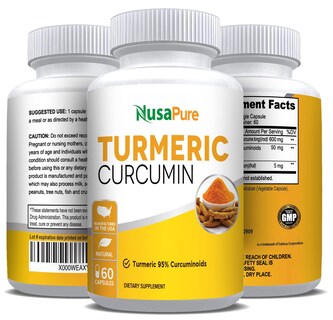 Foto 3 | Foto 3 | Suplemento Nusapure, Cúrcuma Y Curcumina, 600 Mg, 60 Cápsulas Vegetarianas - Venta Internacional.