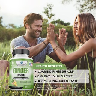 Foto 5 | Foto 5 | Suplemento American Standard Supplements Organic Jengibre 3850 Mg - Venta Internacional.