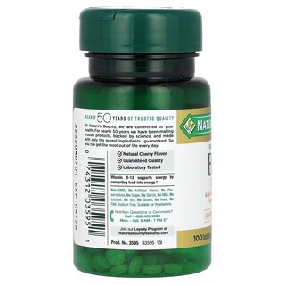 Foto 4 | Foto 4 | Suplemento De Vitamina B-12 De Nature's Bounty, 500 Mcg, 100 Tabletas - Venta Internacional.