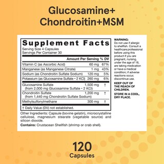 Foto 6 | Foto 6 | Suplemento Jarrow Formulas Con Glucosamina, Condroitina Y Msm - Venta Internacional.