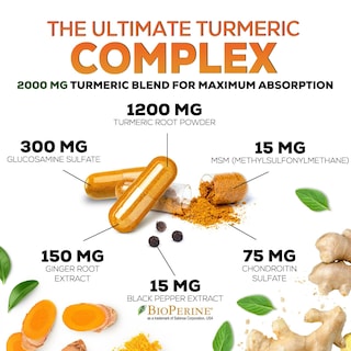 Foto 3 | Foto 3 | Suplemento Nature's Nutrition, Cúrcuma Y Curcumina, 2000 Mg, 120 Cápsulas - Venta Internacional.