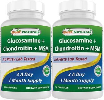 Foto 1 | Foto 1 | Suplementos Best Naturals: Glucosamina, Condroitina, Msm, 2600 Mg - Venta Internacional.