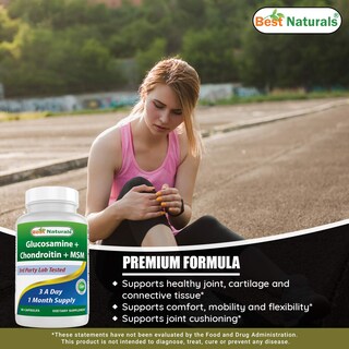 Foto 4 | Foto 4 | Suplementos Best Naturals: Glucosamina, Condroitina, Msm, 2600 Mg - Venta Internacional.