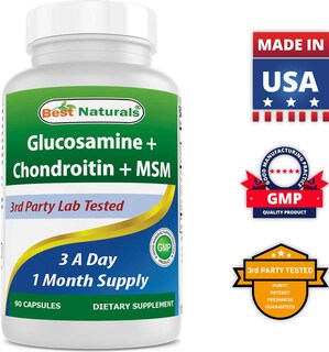 Foto 7 | Foto 7 | Suplementos Best Naturals: Glucosamina, Condroitina, Msm, 2600 Mg - Venta Internacional.