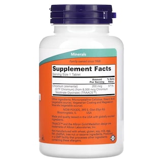 Foto 2 | Foto 2 | Suplementos Now Foods Gtf Chromium 200 Mcg 250 Comprimidos - Venta Internacional.