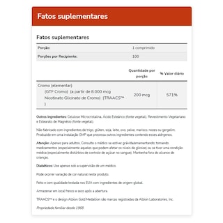 Foto 3 | Foto 3 | Suplementos Now Foods Gtf Chromium 200 Mcg 250 Comprimidos - Venta Internacional.