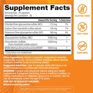 Foto 2 | Foto 2 | Suplemento Doctor's Best Glucosamina Y Condroitina Msm 120 Cápsulas - Venta Internacional