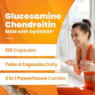 Foto 7 | Foto 7 | Suplemento Doctor's Best Glucosamina Y Condroitina Msm 120 Cápsulas - Venta Internacional