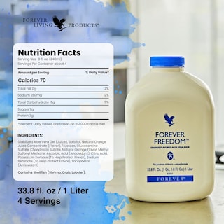 Foto 2 | Foto 2 | Suplemento Forever Living Forever Freedom Aloe Vera 1 L - Venta Internacional