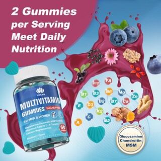 Foto 3 | Foto 3 | Gomitas Multivitamínicas Lilicare sin Azúcar para Hombres y Mujeres Mayores de 50 Años - Venta Internacional