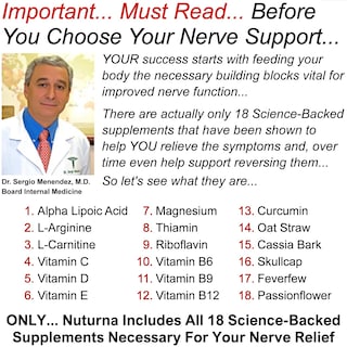 Foto 3 | Foto 3 | Suplemento Nuturna Neuropathy Support Nerve 120 Cápsulas - Venta Internacional