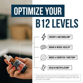 Foto 6 | Foto 6 | Suplemento Triquetra Health Bioactive Vitamina B12 5000 mcg - Venta Internacional