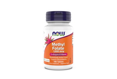 Foto 1 | Foto 1 | Suplemento Now de Folato de Metilo 1000 Mcg, 180 Tabletas - Venta Internacional