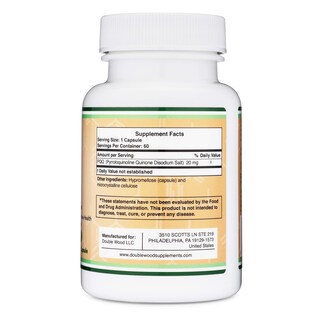 Foto 2 | Foto 2 | Suplemento Double Wood Pqq 20 Mg 60 Cápsulas - Venta Internacional