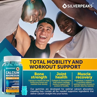 Foto 4 | Foto 4 | Gomitas Silverpeaks De Calcio Y Magnesio Con Vitamina D3 K2 Y Zinc - Venta Internacional