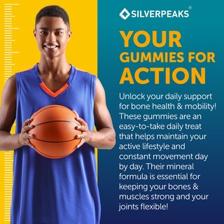 Foto 5 | Foto 5 | Gomitas Silverpeaks De Calcio Y Magnesio Con Vitamina D3 K2 Y Zinc - Venta Internacional