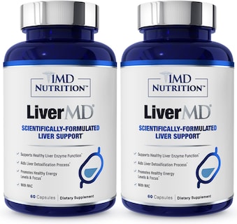 Foto 1 | Foto 1 | Suplemento 1MD Livermd Liver Support Siliphos Milk Thistle Paquete de 2 Frascos con 60 Cápsulas C/U - Venta Internacional
