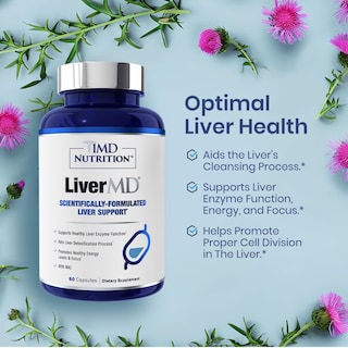 Foto 2 | Foto 2 | Suplemento 1MD Livermd Liver Support Siliphos Milk Thistle Paquete de 2 Frascos con 60 Cápsulas C/U - Venta Internacional