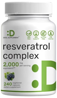 Foto 1 | Foto 1 | Suplemento Oferta Complejo de Resveratrol 2000 mg 240 Cápsulas - Venta Internacional