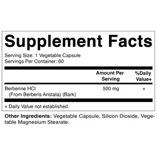 Foto 2 | Foto 2 | Suplemento Vitamático De Berberina 500 Mg de 60 Cápsulas-Venta Internacional
