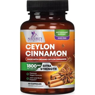 Foto 1 | Foto 1 | Natures Nutrition Canela De Ceilán 60 Cápsulas