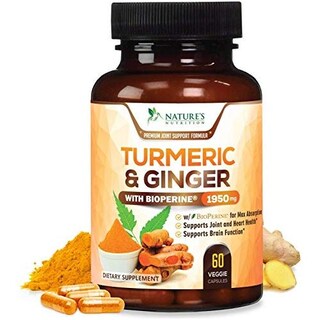 Foto 1 | Foto 1 | Nature's Nutrition Turmeric & Ginger 60 Cápsulas
