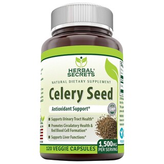 Foto 1 | Foto 1 | Herbal Secrets Celery Seed 1500mg 120 Cápsulas
