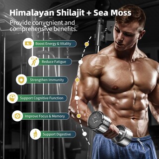 Foto 3 | Foto 3 | Paquete De Suplementos Bbeeaauu Sea Moss 680 Mg Shilajit 400 Mg - Venta Internacional.