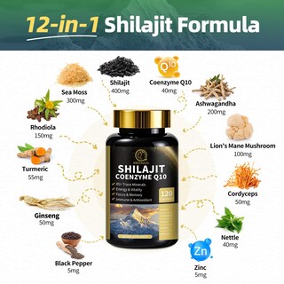 Foto 4 | Foto 4 | Paquete De Suplementos Bbeeaauu Sea Moss 680 Mg Shilajit 400 Mg - Venta Internacional.