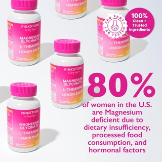 Foto 3 | Foto 3 | Suplemento con Glicinato de Magnesio Pink Stork 90 Cápsulas - Venta Internacional