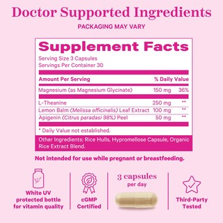 Foto 5 | Foto 5 | Suplemento con Glicinato de Magnesio Pink Stork 90 Cápsulas - Venta Internacional