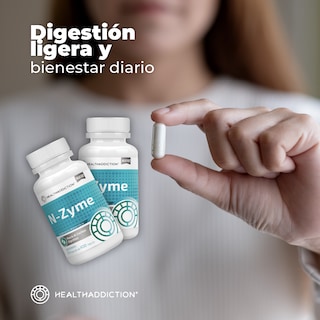 Foto 7 | Foto 7 | Enzimas Digestivas Healthaddiction Lactasa Proteasa Amilasa y Papaína 120 Cápsulas 2 Pack
