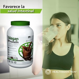 Foto 4 | Foto 4 | Proteína Vegana HealthAddiction Sabor Chocolate con Glutamina y Aminoácidos 600 g