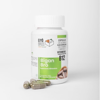 Foto 2 | Foto 2 | Bigan Bro Eiyo Bros Cápsulas veganas con Vitamina B12 + Chía + Omega 3 + Alga Espirulina + Mix Vitamínico