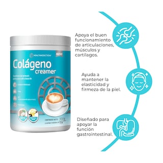 Foto 4 | Foto 4 | Colágeno Hidrolizado Creamer Healthaddiction Sin Lactosa Vainilla Cremosa con Leche de Coco 300 G